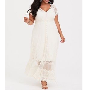 Lace Maxi Wedding Dress